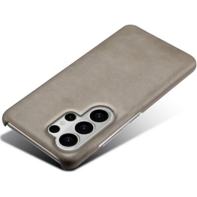 Захисний чохол Deexe Leather Back Cover для Samsung Galaxy S26 Ultra - Grey