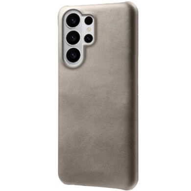 Захисний чохол Deexe Leather Back Cover для Samsung Galaxy S26 Ultra - Grey