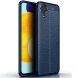 Захисний чохол Deexe Leather Cover для Samsung Galaxy A03 Core (A032) - Blue