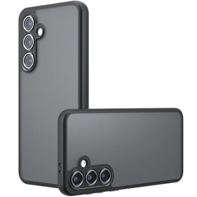 Защитный чехол Deexe Matte Skin для Samsung Galaxy S25 Plus (S936) - Black