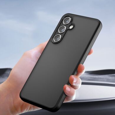 Защитный чехол Deexe Matte Skin для Samsung Galaxy S25 Plus (S936) - Black