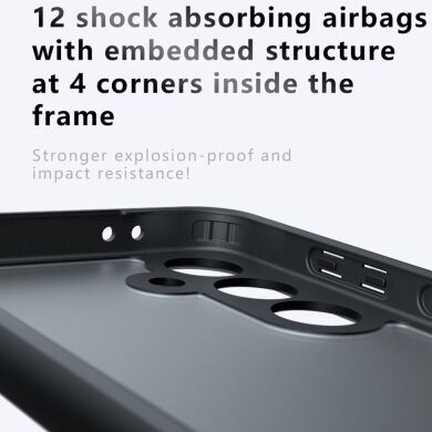 Защитный чехол Deexe Matte Skin для Samsung Galaxy S25 Plus (S936) - Black