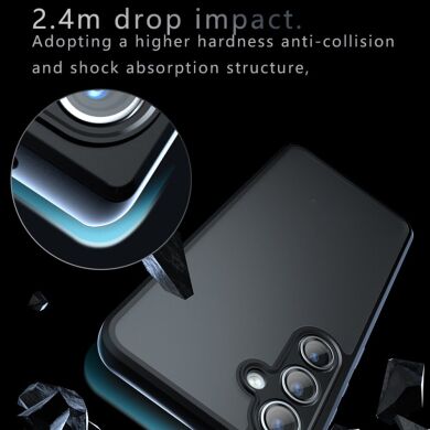 Защитный чехол Deexe Matte Skin для Samsung Galaxy S25 Plus (S936) - Black