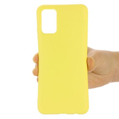 Защитный чехол Deexe Silicone Case для Samsung Galaxy A02s (A025) - Yellow