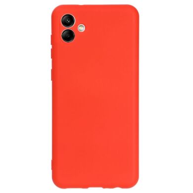 Защитный чехол Deexe Silicone Case для Samsung Galaxy A04e (A042) - Red