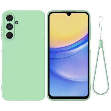 Защитный чехол Deexe Silicone Case для Samsung Galaxy A16 (A165) - Green