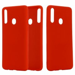 Защитный чехол Deexe Silicone Case для Samsung Galaxy A20s (A207) - Red