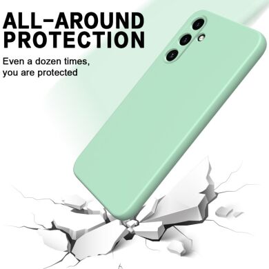Захисний чохол Deexe Silicone Case для Samsung Galaxy A35 (A356) - Green