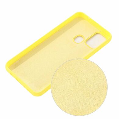 Защитный чехол Deexe Silicone Case для Samsung Galaxy M31 (M315) - Yellow
