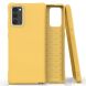 Защитный чехол Deexe Soft Cover для Samsung Galaxy Note 20 (N980) - Yellow. Фото 1 из 5