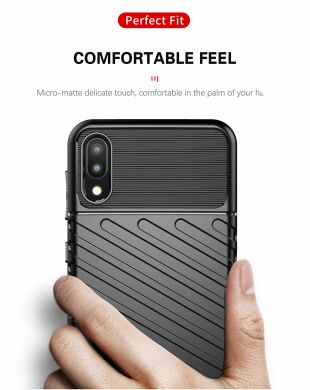 Захисний чохол Deexe Thunder Series для Samsung Galaxy A10 (A105) / M10 (M105) - Blue