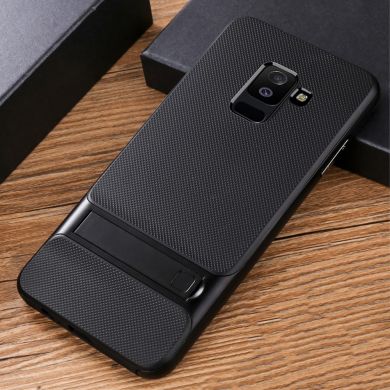Защитный чехол ELEGANCE Grid Pattern для Samsung Galaxy A6 2018 (A600) - Black