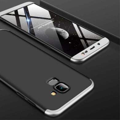 Защитный чехол GKK Double Dip Case для Samsung Galaxy J6 2018 (J600) - Black / Silver
