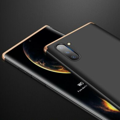 Захисний чохол GKK Double Dip Case для Samsung Galaxy Note 10 (N970) - Black / Gold