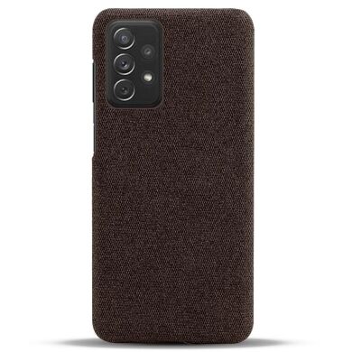 Защитный чехол KSQ Cloth Style для Samsung Galaxy A73 - Brown