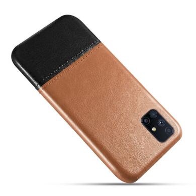 Защитный чехол KSQ Dual Color для Samsung Galaxy M51 (M515) - Light Brown / Black