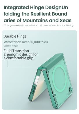 Захисний чохол NILLKIN Iceblade Magnetic (FF) для Samsung Galaxy Flip 7 - Green