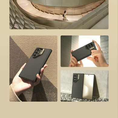 Захисний чохол NILLKIN Synthetic Fiber Pro (FF) для Samsung Galaxy Fold 7 - Gold