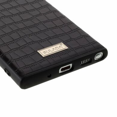 Захисний чохол SULADA Crocodile Style для Samsung Galaxy Note 20 Ultra (N985) - Black