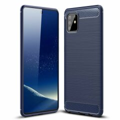 Защитный чехол UniCase Carbon для Samsung Galaxy Note 10 Lite (N770) - Blue