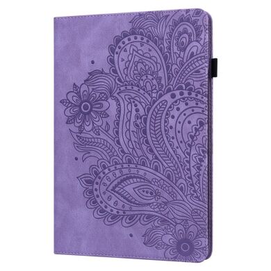 Защитный чехол UniCase Flower для Samsung Galaxy Tab S6 lite / S6 Lite (2022/2024) - Purple