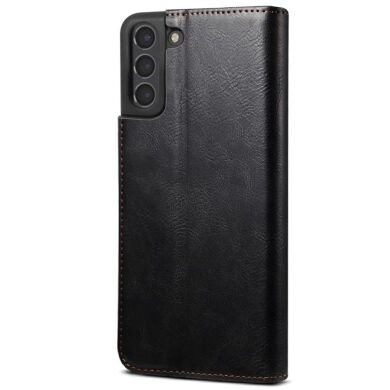 Защитный чехол UniCase Leather Wallet для Samsung Galaxy S21 FE (G990) - Black