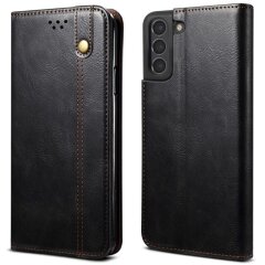 Захисний чохол UniCase Leather Wallet для Samsung Galaxy S21 FE (G990) - Black