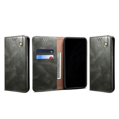 Захисний чохол UniCase Leather Wallet для Samsung Galaxy S21 (G991) - Green