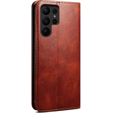 Защитный чехол UniCase Leather Wallet для Samsung Galaxy S26 Ultra (S948) - Brown