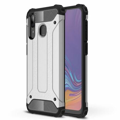 Захисний чохол UniCase Rugged Guard для Samsung Galaxy A30 (A305) / A20 (A205) - Silver