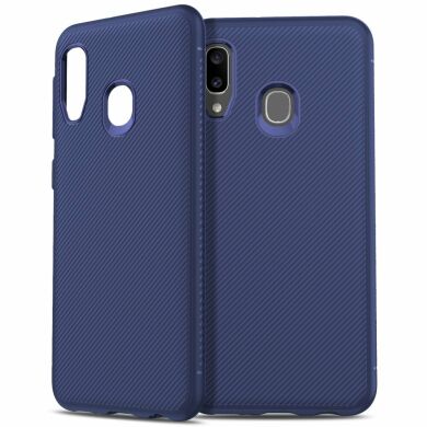 Захисний чохол UniCase Twill Soft для Samsung Galaxy A20e (A202) - Blue