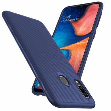 Захисний чохол UniCase Twill Soft для Samsung Galaxy A20e (A202) - Blue