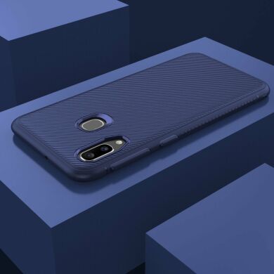 Захисний чохол UniCase Twill Soft для Samsung Galaxy A20e (A202) - Blue