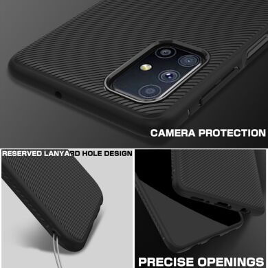 Защитный чехол UniCase Twill Soft для Samsung Galaxy M51 (M515) - Black
