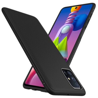 Захисний чохол UniCase Twill Soft для Samsung Galaxy M51 (M515) - Black