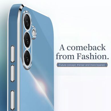 Захисний чохол XINLI Porcelain Ring для Samsung Galaxy S26 (S942) - Cyan