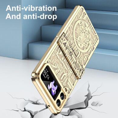 Защитный чехол UniCase Mechanical Legend для Samsung Galaxy Flip 4 - Silver