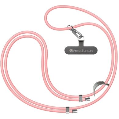 Ремешок для смартфона ArmorStandart Silicone Rope - Titanium Pink