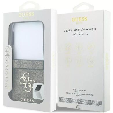 Защитный чехол Guess Big 4G Logo для Samsung Galaxy Flip 8 (GUHCZF84GMGBR) - Brown