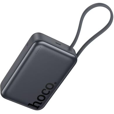 Внешний аккумулятор Hoco Q44A PD45W (20000mAh) + кабель Type-C - Metal Gray