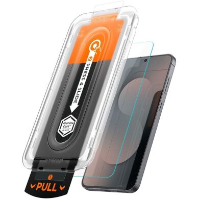 Комплект захисних стекол Spigen GLAS.tR EZ Fit Pro (FP) для Samsung Galaxy S25 FE (S731) AGL10202