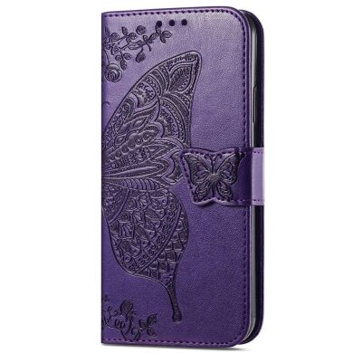 Чехол UniCase Butterfly Pattern для Samsung Galaxy A23 (A235) - Purple