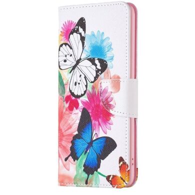 Чехол-книжка Deexe Color Wallet для Samsung Galaxy A15 (A155) - Two Butterflies