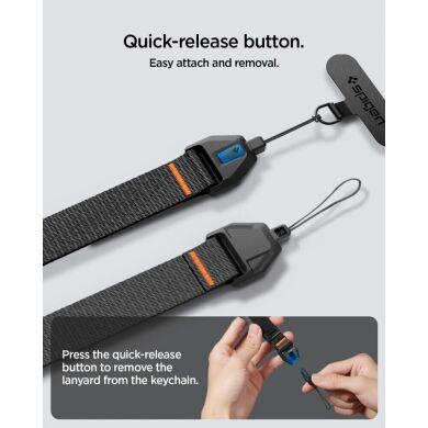 Ремінець для смартфона Spigen Universal Adjustable Lanyard (AFA11626) - Black