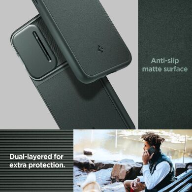 Защитный чехол Spigen (SGP) Optik Armor для Samsung Galaxy S23 FE - Abyss Green