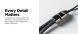 Ремешок для смартфона Nomad Wrist Strap Kevlar Carbide (NM011727858) - Black. Фото 8 из 10