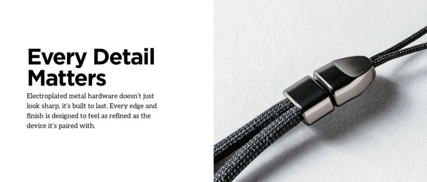 Ремешок для смартфона Nomad Wrist Strap Kevlar Carbide (NM011727858) - Black