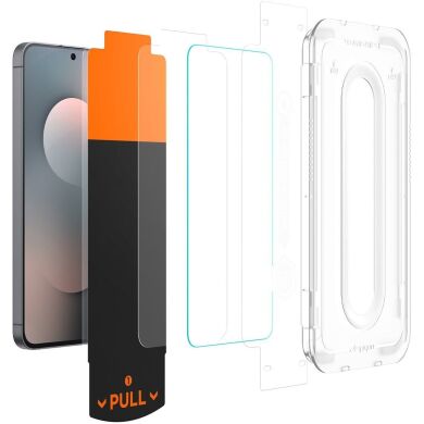 Комплект захисних стекол Spigen GLAS.tR EZ Fit Pro (FP) для Samsung Galaxy S25 FE (S731) AGL10202