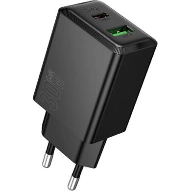 Мережевий зарядний пристрій Hoco N71 PD30W + QC3.0 - Black