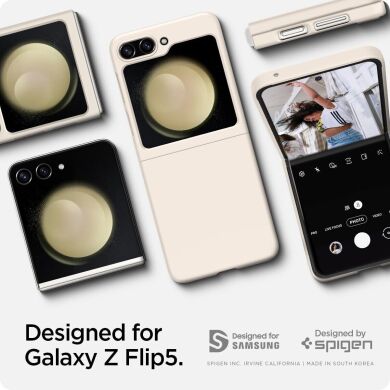 Захисний чохол Spigen (SGP) AirSkin (FF) для Samsung Galaxy Flip 5 - Pearled Ivory